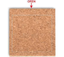 cork memo pad